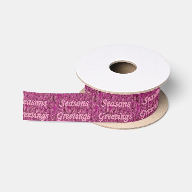 Holiday Greeting Satinband (Spule)