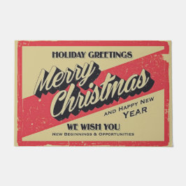 Holiday Greetings Fußmatte