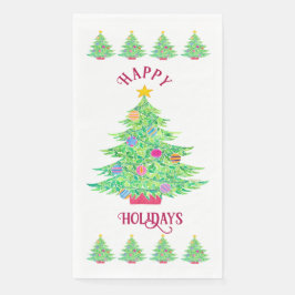 Holiday Guest Towels Serviette