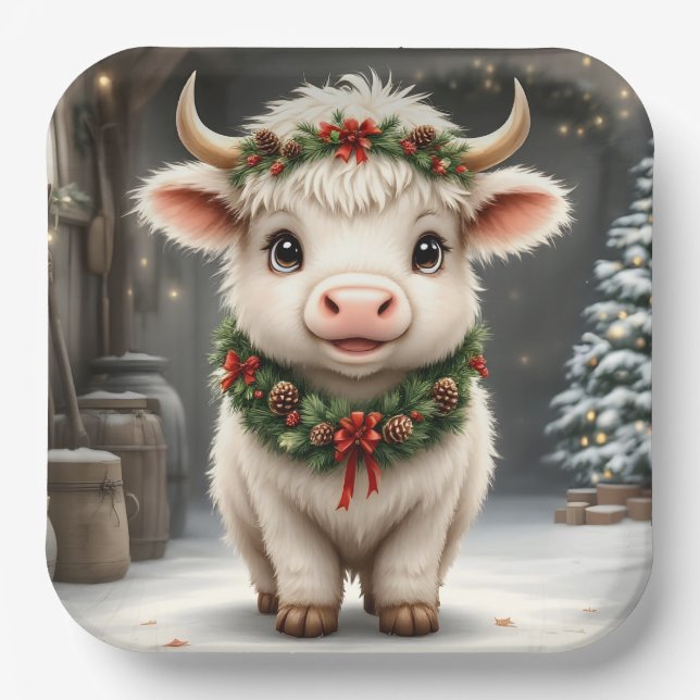 Holiday Highland Party Teller (Vorderseite)