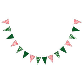 Holiday Hodgepodge Triangle Bunting Banner