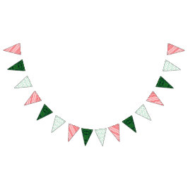 Holiday Hodgepodge Triangle Bunting Banner