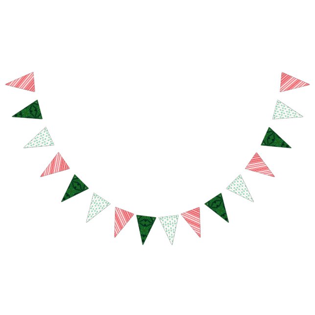 Holiday Hodgepodge Triangle Bunting Banner (Alle)