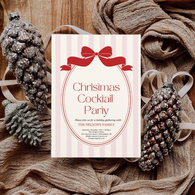 Holiday Holly Christmas Party Feiertagskarte (Von Creator hochgeladen)