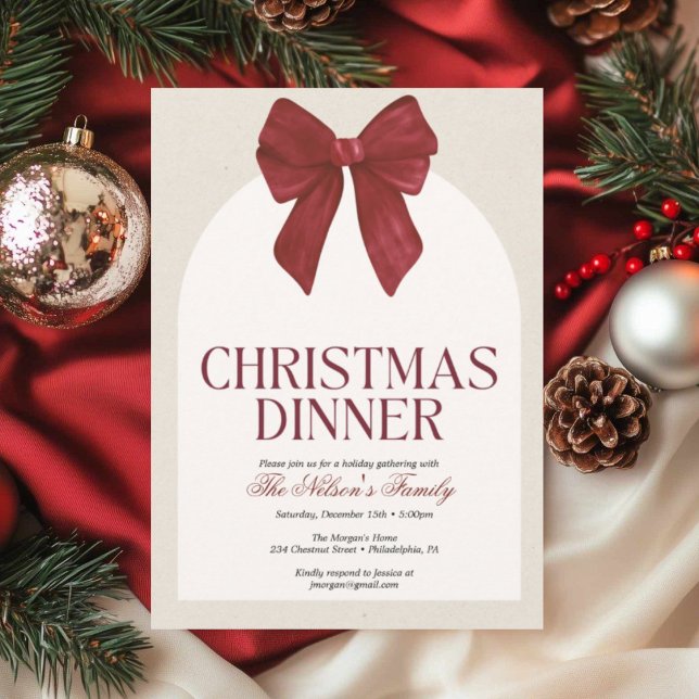 Holiday Holly Weihnachtsfeier Party Einladung (Von Creator hochgeladen)