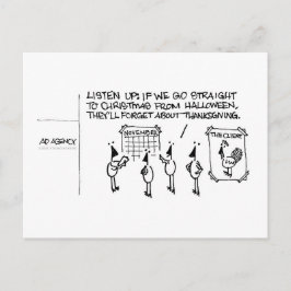 Holiday Hoopla Postcard Feiertagspostkarte
