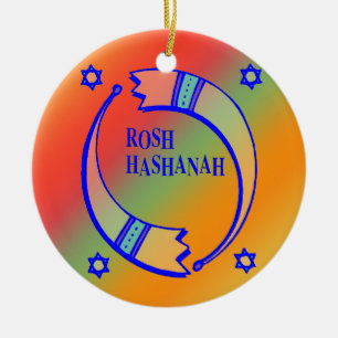 Holiday Horns - Keramikornament