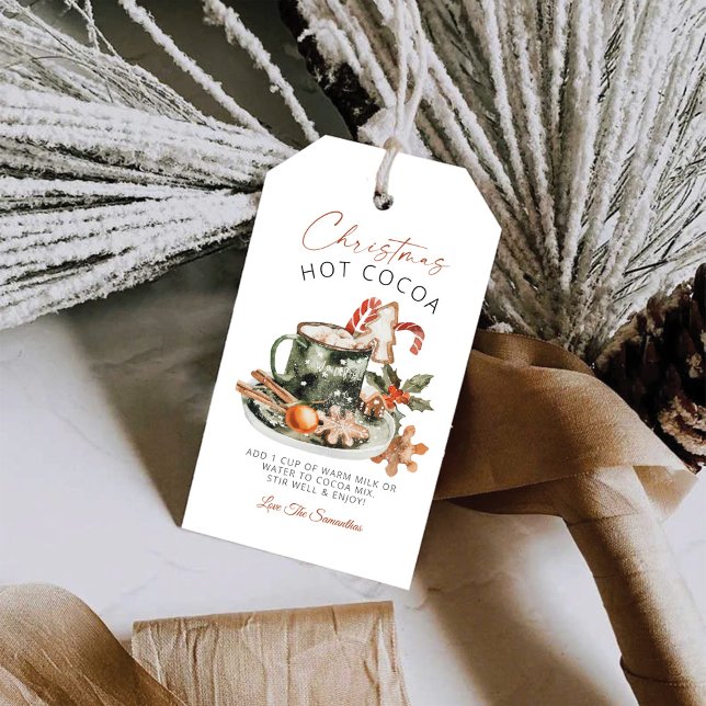 Holiday Hot Cocoa - Geschenk Tag Geschenkanhänger (Von Creator hochgeladen)