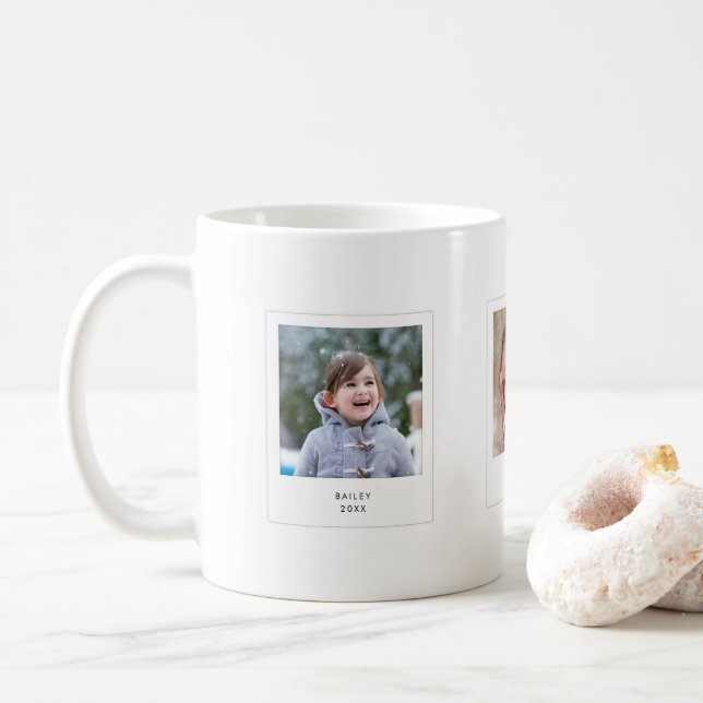 Holiday Instant Foto Style Square Fotos Kaffeetasse (Mit Donut)