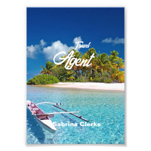 Holiday Island individuelle Name Fotodruck
