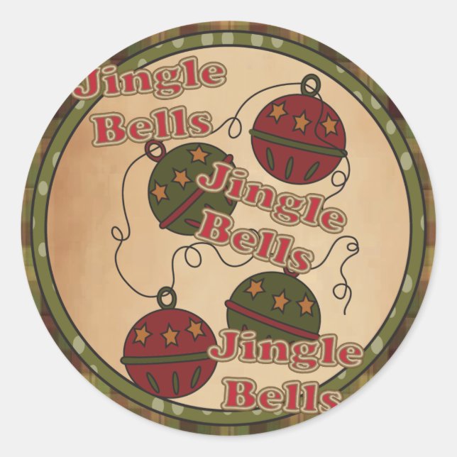 Holiday Jingle Bell Stickers (Vorderseite)