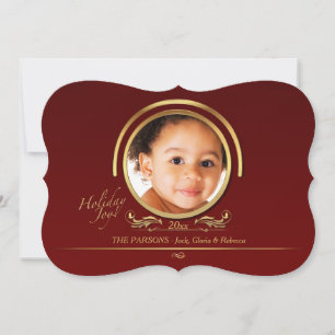 Holiday Joy Foto Card Feiertagskarte