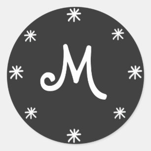 Holiday Joy Stickers - Black