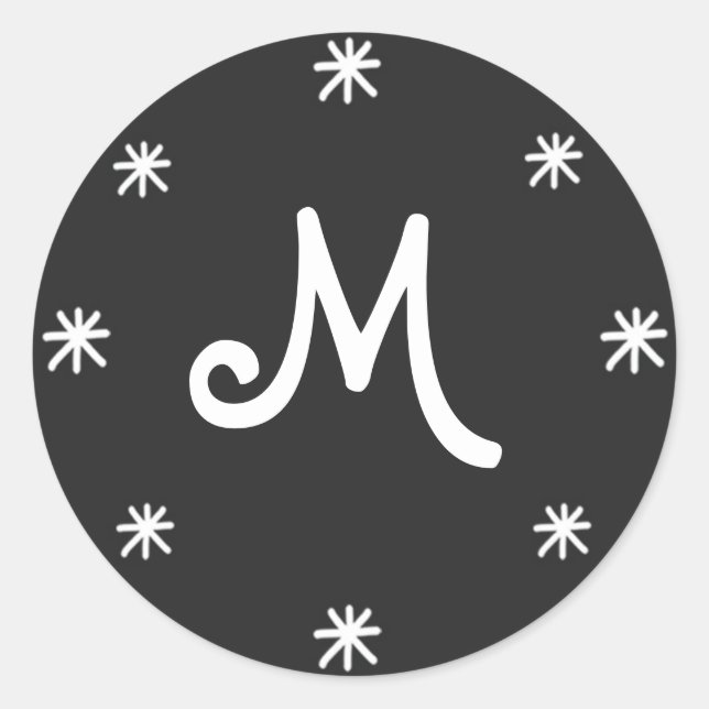 Holiday Joy Stickers - Black (Vorderseite)