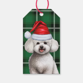 Holiday Kariert Bichon Frise Dog Lover Weihnachten Geschenkanhänger