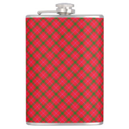 Holiday Kariert Christmas Tartan Flachmann