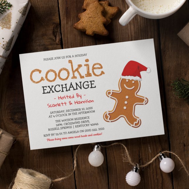 Holiday Kids Cookie Exchange | Weihnachten Einladung (Von Creator hochgeladen)