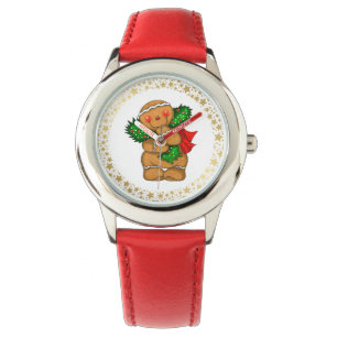 Holiday Kids Watch/Gingerbrot Man Armbanduhr