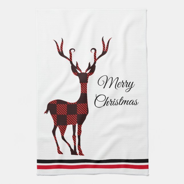 Holiday Kitchen Towel Deer Geschirrtuch (Vertikal)