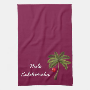 Holiday Kitchen Towel Mele Kalikimaka Geschirrtuch