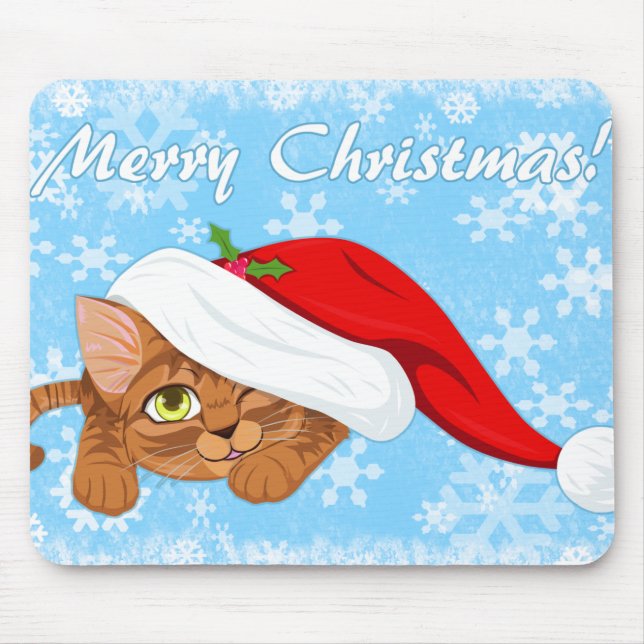 Holiday Kitten Mousepad (Vorne)