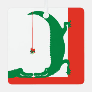 Holiday Liebe Gator Ornament