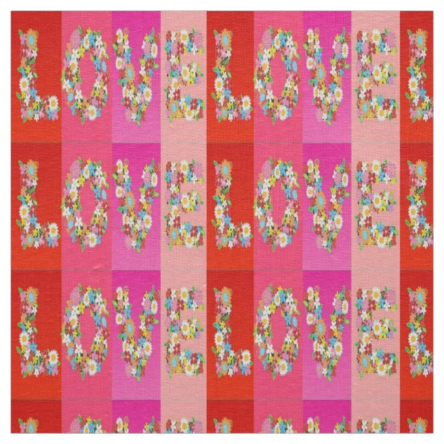 Holiday Liebe Thema Stoffe - Nähstoffe (Muster)
