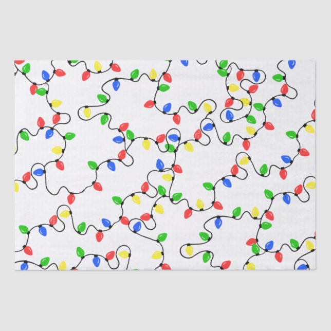 Holiday Lights Tissue Seidenpapier (Vorderseite)