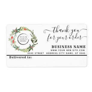 Holiday Logo bedanken sich bei Ihrem E-Mail-Label