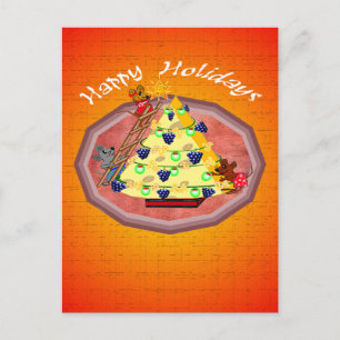 Holiday Mäce Grußkarten Feiertagspostkarte