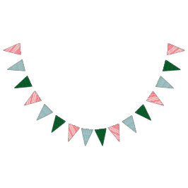 Holiday Mid Mod Triangle Bunt-Banner Wimpelkette