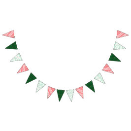Holiday Mid Mod Triangle Bunt-Banner Wimpelkette