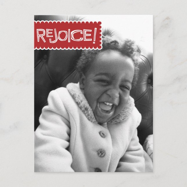 Holiday Mistletoe Foto Postkarte (Vorderseite)