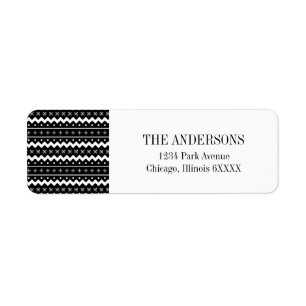 Holiday Mittens Warmes wünscht Adressetikett