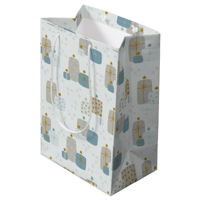 Holiday Mittlere Geschenktüte (Rückseite Schrägansicht)