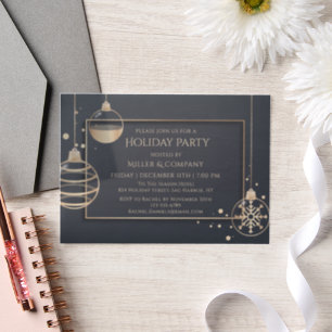 Holiday Modern Chic Corporate Weihnachten Party