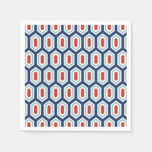 Holiday Modern Geometric Musterpapier Napkin Serviette