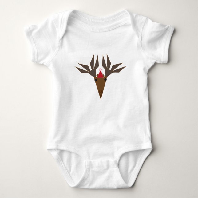 holiday moose baby strampler (Vorderseite)