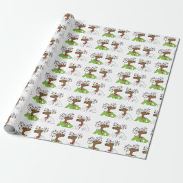 Holiday Moose Geschenkpapier