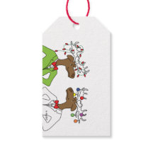 Holiday Moose Gift Tags