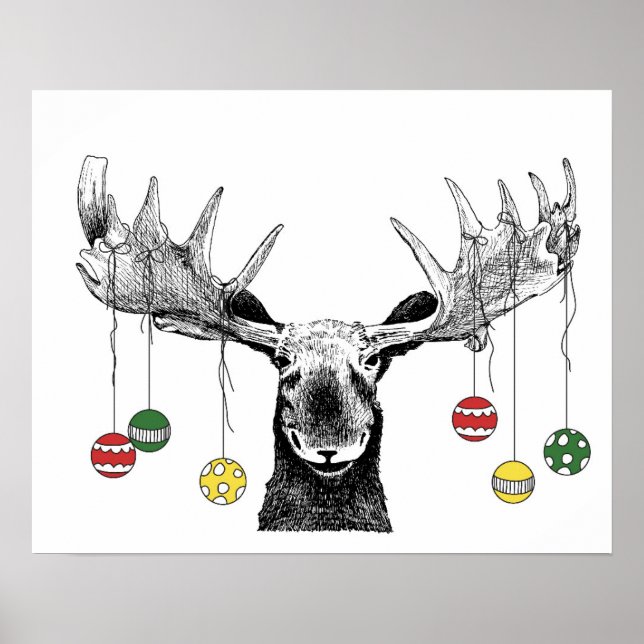 Holiday Moose Poster (Vorne)