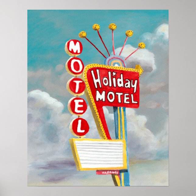 Holiday Motel Sign Poster (Vorne)