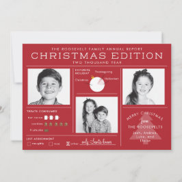 Holiday Newsletter Infografik Weihnachten