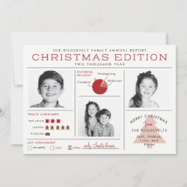 Holiday Newsletter Infografik Weihnachten Einladung