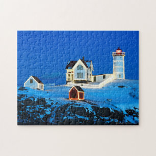 Holiday Nubble Lighthouse Puzzle