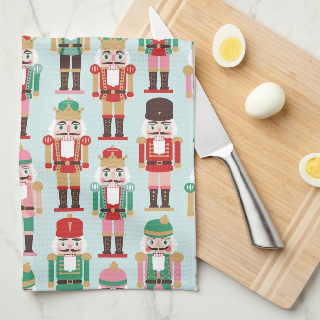 Holiday Nutcracker Handtuch (Viertel Falte)