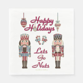 Holiday Nutcracker Lasse Nüsse Papier Napkins Serviette