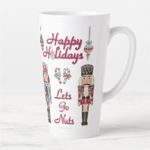 Holiday Nutcracker Lasse Nuts Latte Tasse