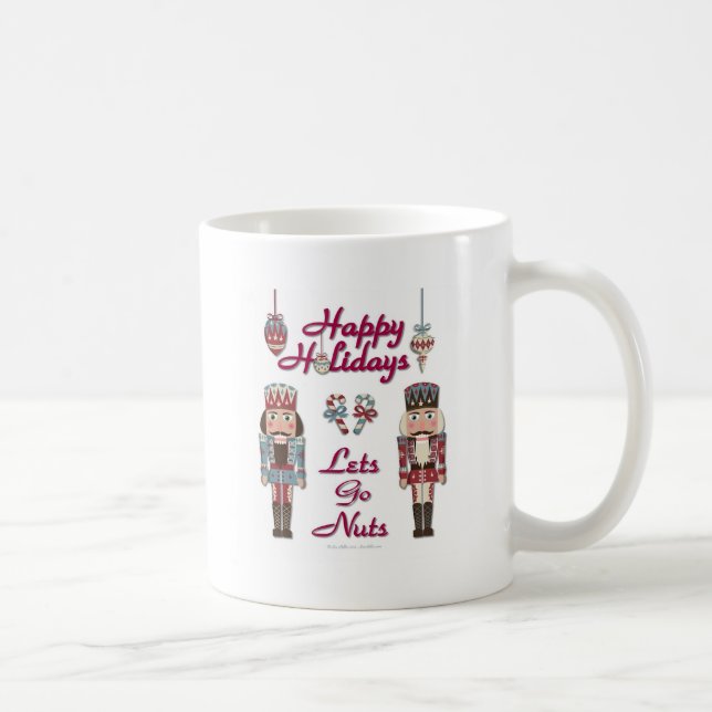 Holiday Nutcracker Lets Go Nuts Kaffeetasse (Rechts)