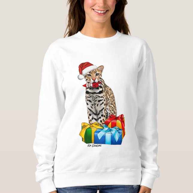 Holiday ocelot - Sweatshirt (Vorderseite)